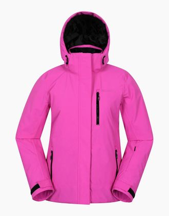 Mountain Warehouse Womens Mountain Warehouse Womens/Ladies Aspen Waterproof Ski Jacket - Pink - Size: 18