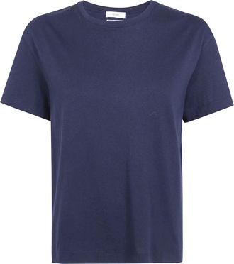 Toteme Tops, Dames, Blauw, L, T-Shirts