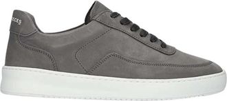 Filling Pieces Mondo 2.0 Ripple Nubuck - Dames - Sneakers - Grijs - 36 EU - Leer - Schoenen