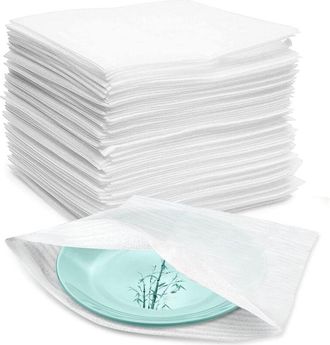 OEM (100 Piezas - 10 X 20 Cm) L&aacute;minas De Espuma, Envoltura De Burbujas, Cart&oacute;n Para Mover Platos, Vasos, Platos Y Cart&oacute;n