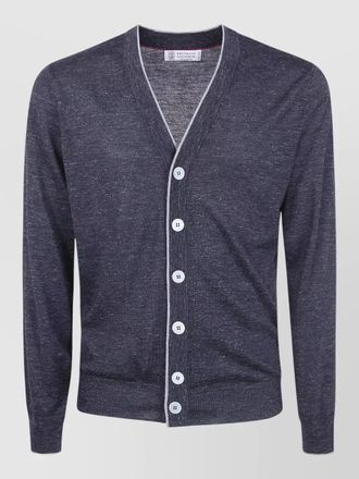 Brunello Cucinelli cashmere silk v-neck cardigan