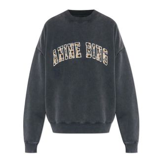 Anine Bing Sweatshirts, female, Gray, Size: XS Miles Sweatshirt