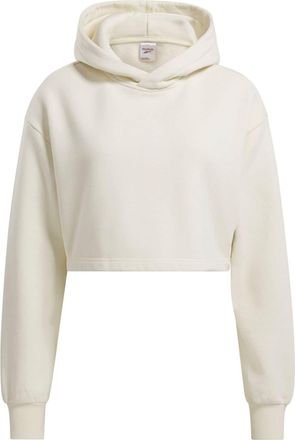 Reebok Classics cropped hoodie - women - Cotton/Recycled Polyester - M - Neutrals