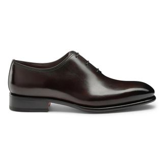 Santoni Oxford Schoenen - Heren - Nette schoenen - Bruin - 40 1/2 EU - Leer - Schoenen