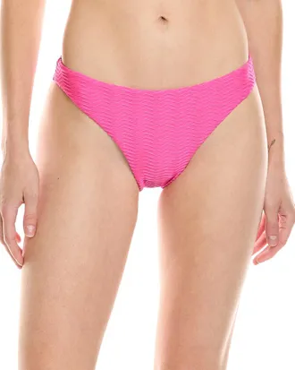 Milly Milly Margot Textured Chevron Bikini Bottom