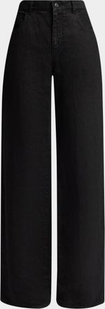 The Row Eglitta Straight-Leg Linen Jeans