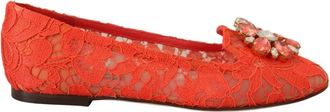 Dolce & Gabbana Ballerinas - Dames - Ballerinas - Rood - 35 EU - Schoenen