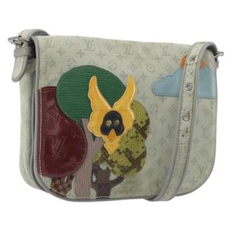 Louis Vuitton Pre-owned Monogram Mini Canvas Schoudertas - Dames - Pre-owned - Grijs - Maat: ONE Size