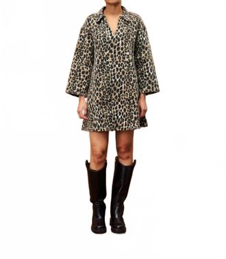FRNCH Chardon Mini Dress In Leopard
