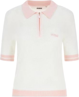 Guess Gabry Polo - Dames - Polos - Wit - S - Rayon - Tops