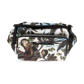 Dsquared2 Riemtas met logo - Heren - Heuptassen - Veelkleurig - ONE Size - Polyester - Tassen