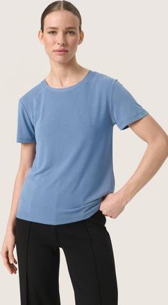 Soaked In Luxury Columbine Short Sleeve T-Shirt in Coronet Blue at Nordstrom, Size Xx-Large