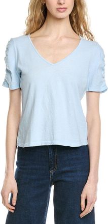 Michael Stars Josie Ruched Sleeve T-Shirt