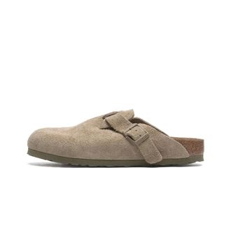 Birkenstock Mules, male, Beige, Size: 10 US Boston Leve Narrow Fit