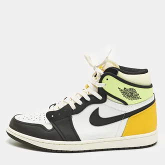 Air Jordan s Jordan 1 Retro White Black Volt University Gold