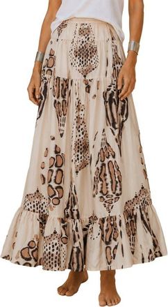 Calypso St. Barth Parachute Skirt in Ikat Shells at Nordstrom, Size X-Large
