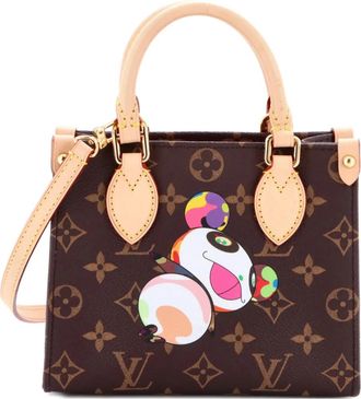 Louis Vuitton x Takashi Murakami OnTheGo Tote Limited Edition Monogram Panda BB shoulder bag - Bruin