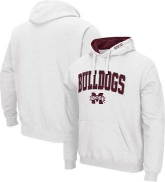 Colosseum Mens Colosseum White Mississippi State Bulldogs Arch & Logo 3.0 Pullover Hoodie at Nordstrom, Size Xx-Large