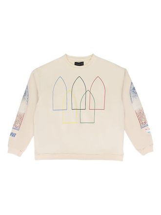 Who Decides War by Ev Bravado Felpa Intertwined Windows con cappuccio - Toni neutri