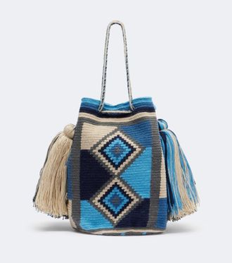 J.W.Anderson La Mochia Wayuu woven bucket bag