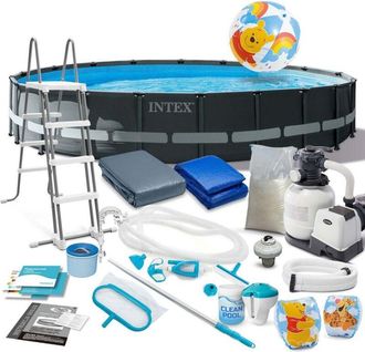 OEM Piscina De Jard&iacute;n Con Estructura 610x122cm 20en1 Intex 26334