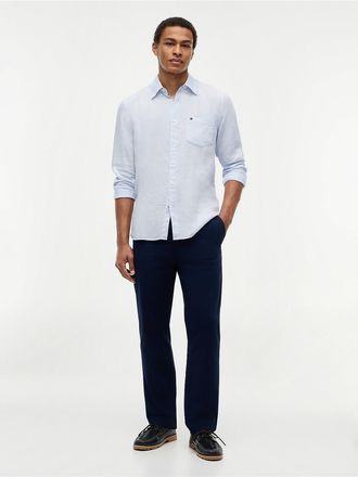 Tommy Hilfiger Mens Stretch Cotton Pant - Light Navy - XXL