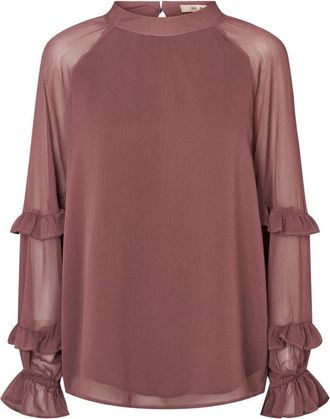 Rue de Femme RUE de Femme, Overhemden, Dames, Roze, XS, Polyester, Stoffige Roze Blouse Model 7575RDFDrystan