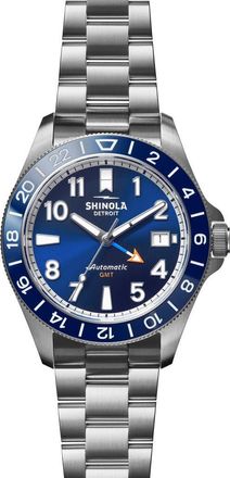 Shinola Monster GMT Automatic Watch Gift Set, 40mm in Navy at Nordstrom