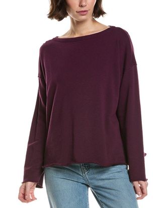 Eileen Fisher Bateau Neck Boxy Top