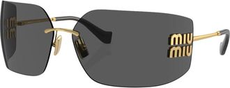 Miu Miu Zonnebrillen - unisex - Zonnebrillen - Geel - ONE Size - Accessoires