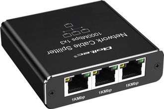OEM Divisor Ethernet Mini Switch 1x3 Rj45 Usb C