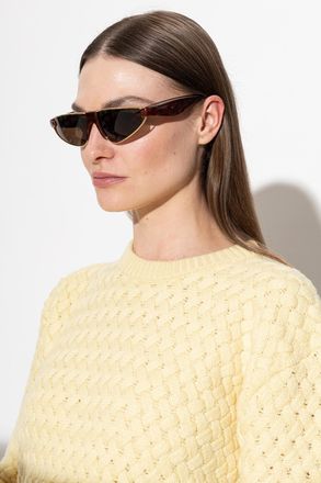 Bottega Veneta Sunglasses, Unisex, Brown