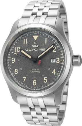 Glycine Combat Field Automatic Grey Dial Mens Watch GL0575