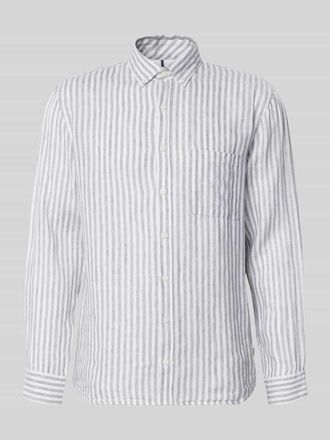 Brax Brax Modern Fit Freizeithemd aus reinen Leinen Modell Daniel in Oliv, Gr&ouml;&szlig;e XXXL