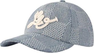 Louis Vuitton Damier Denim 3D Cap Denim Blue M7534M