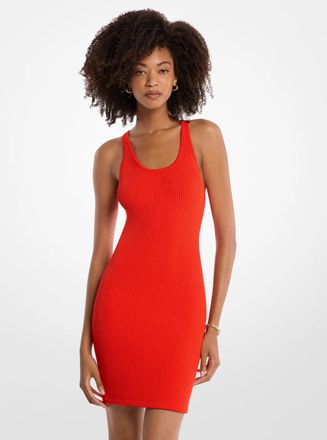 Michael Kors Viscose Blend Racerback Mini Dress