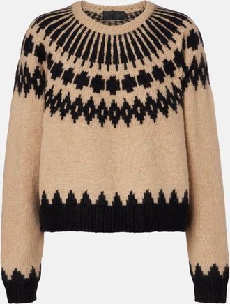 Nili Lotan Alena alpaca and wool-blend sweater