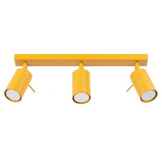 Sollux Lighting Plafone amarillo acero alt. 16 cm