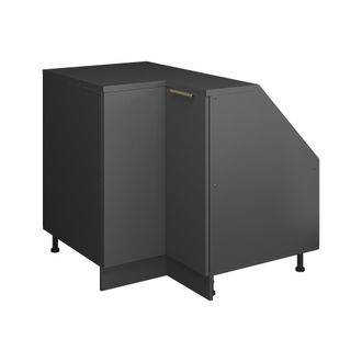 Vicco Armario Para Techo Inclinado Armario De Esquina Rion, Antracita-oro, 75.6 X 81.6 Cm Con 1 Puerta, Carcasa Del Armario 60 Cm De Profundidad, Vicco