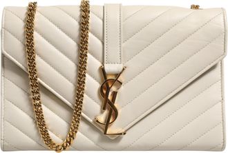 Saint Laurent Envelope Triquilt Medium YSL Shoulder Womens Bag (Pre-Owned)