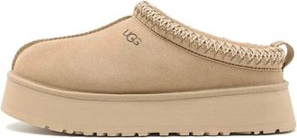 UGG Mosterdzaad Pantoffel met Plateauzool - Heren - Slip ons - Beige - 40 EU - Wol - Schoenen