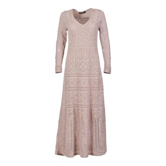 D.exterior Maxi Jurk - Dames - Kleedjes - Roze - L - Kleedjes