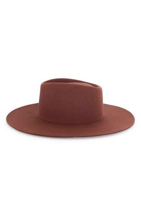 Gigi Pip Dakota Wide Brim Felt Hat in Red at Nordstrom, Size Small/medium