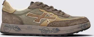 Premiata Sneakers Nous in mesh e pelle scamosciata con suola dentellata