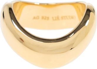 LI&Eacute; STUDIO The Ivalo Ring - Dames - Ringen - Geel - 54 MM - Accessoires