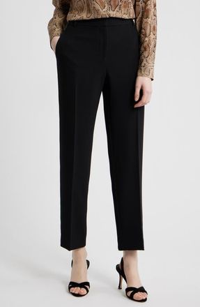 Kobi Halperin Gloria Crepe Ankle Pants in Black at Nordstrom, Size 10