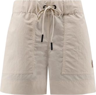 Moncler 050 Shorts - Dames - Bermuda - Beige - M - Korte Broeken