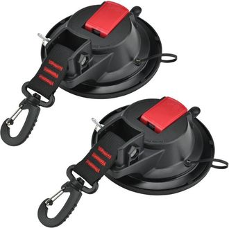 OEM Ancre A Ventouse - Crochet Rotatif 360&deg; - Pour Auvent Tente Voile D Ombre Camping Voiture - 2 Pi&egrave;ces