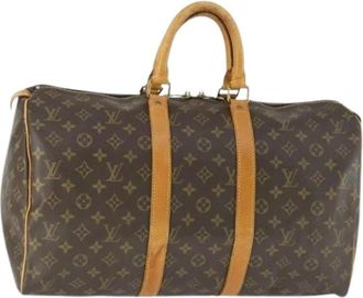 Louis Vuitton Pre-owned Weekend Bags, female, Brown, Size: ONE SIZE Pre-owned Weekend Bag