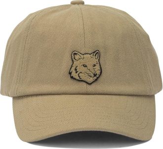 Maison Kitsuné Fox Head Hats Brown